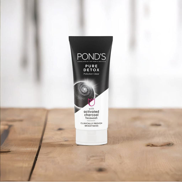 Ponds Pure Detox Anti-Pollution Face Wash with Activated Charcoal