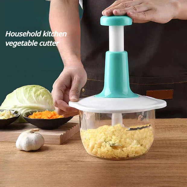 Manual Vegetable Grinder Press Type Household Garlic Meat Cutter