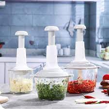 Manual Vegetable Grinder Press Type Household Garlic Meat Cutter